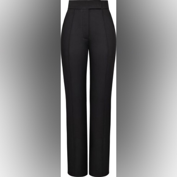 HOUSE OF CB / NWT Tansy Black Satin Trousers XS - Picture 4 of 6